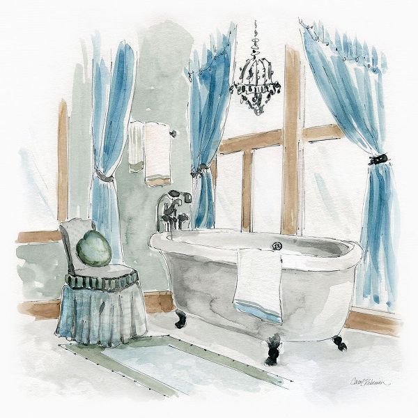 Robinson, Carol 아티스트의 Fancy Cottage Bath II작품입니다.
