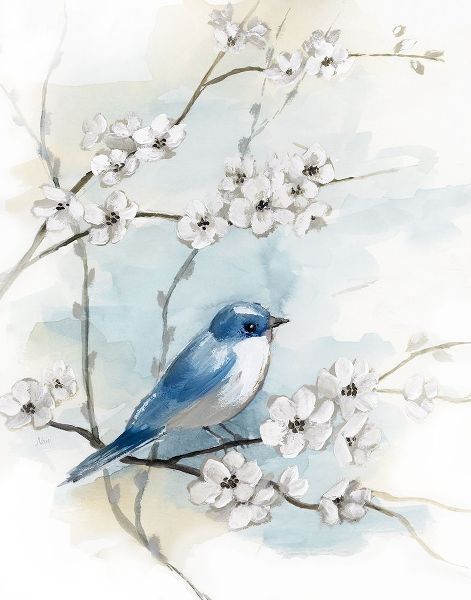 Nan 아티스트의 Blossoms and Bluebird I작품입니다.