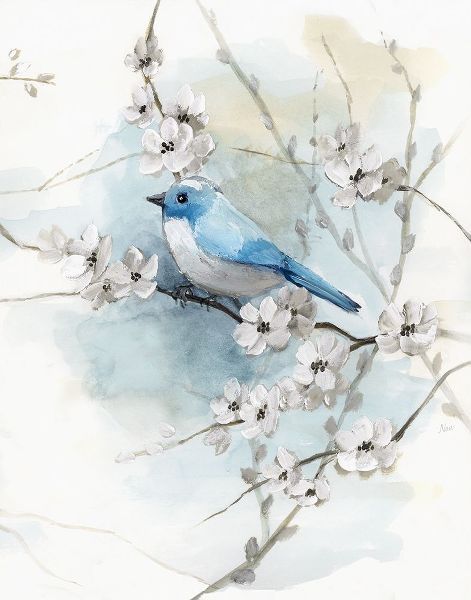 Nan 아티스트의 Blossoms and Bluebird II작품입니다.