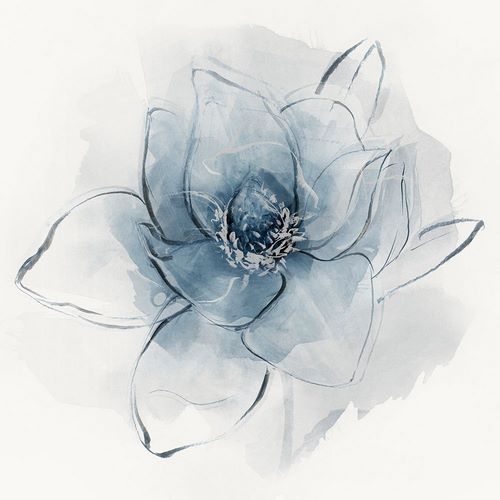 Aria K 아티스트의 Blue Line Floral II작품입니다.