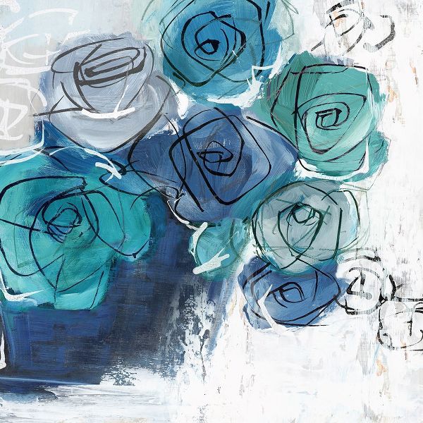 Black, Alex 아티스트의 Blue Flowers in Pot작품입니다.