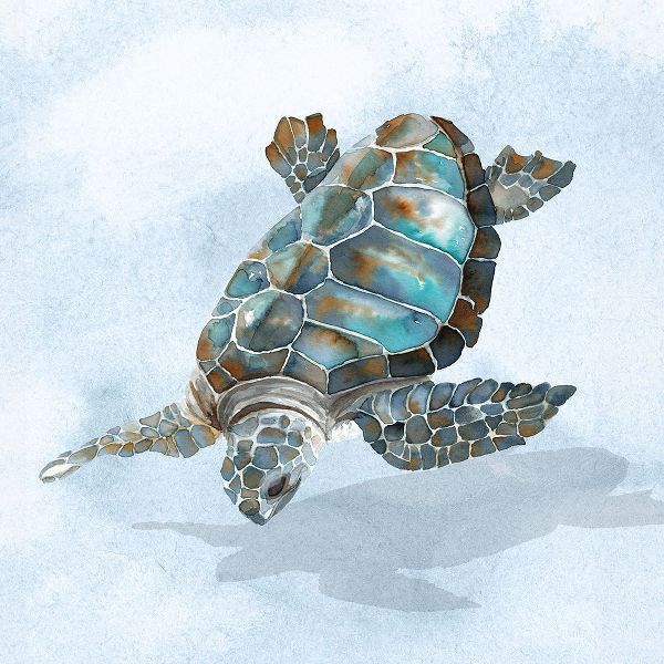 Errico And Slyp 아티스트의 Blue Sea Turtle II작품입니다.