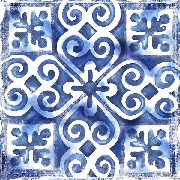 Blue Mosaic Tile I