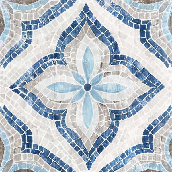 Blue Single  Morrocan Tile