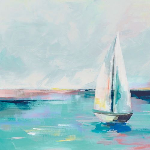 Ian C 아티스트의 Blue Coast Sailboat작품입니다.