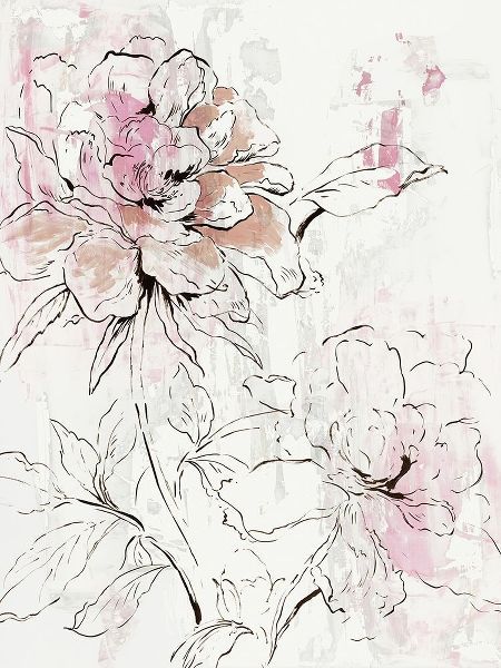 Pink Peony Blossom I