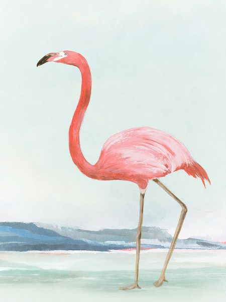 Lily K 아티스트의 Summer Flamingo II작품입니다.