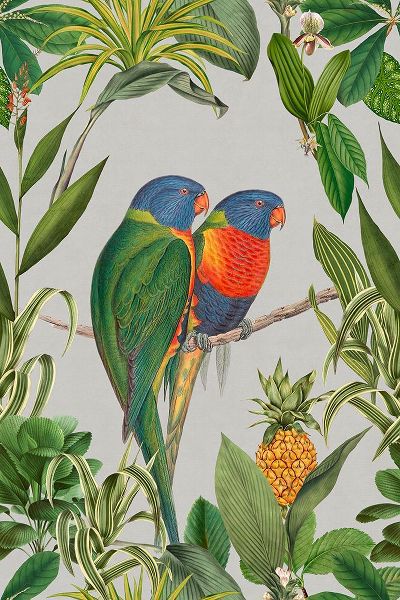 Haase, Andrea 아티스트의 Parakeets Tropical Garden  I작품입니다.