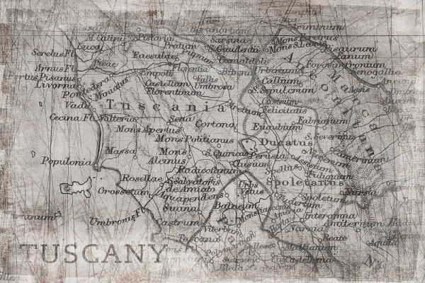 Tuscany Map White