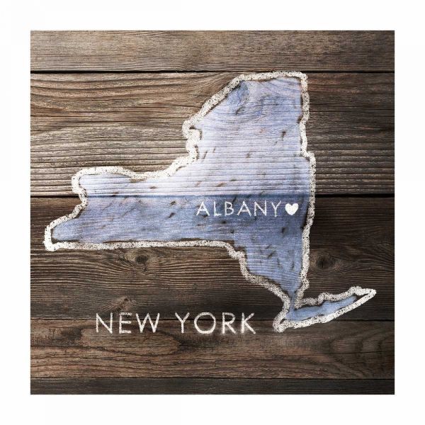 New York Rustic  Map