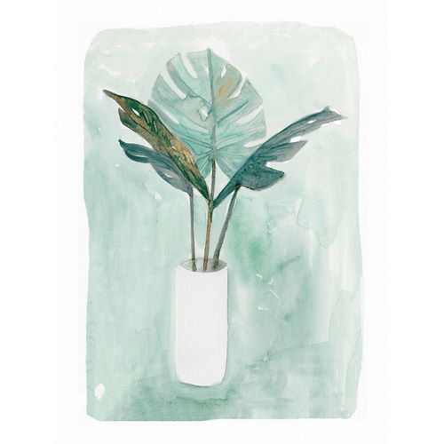 Green Tropical Vase III혻