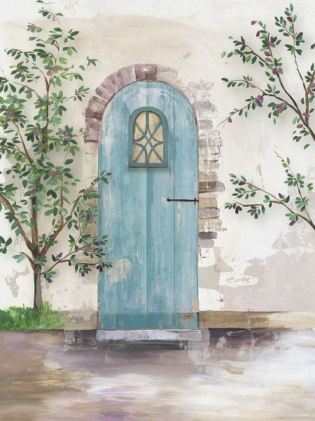 Wilson, Aimee 아티스트의 Arch Door with Olive Tree 작품