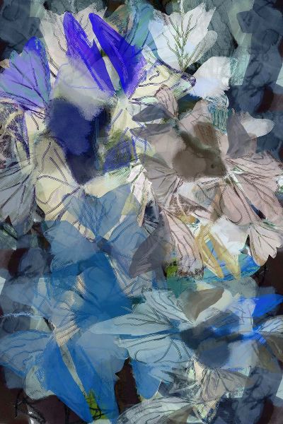 Midnight Blue Florals II
