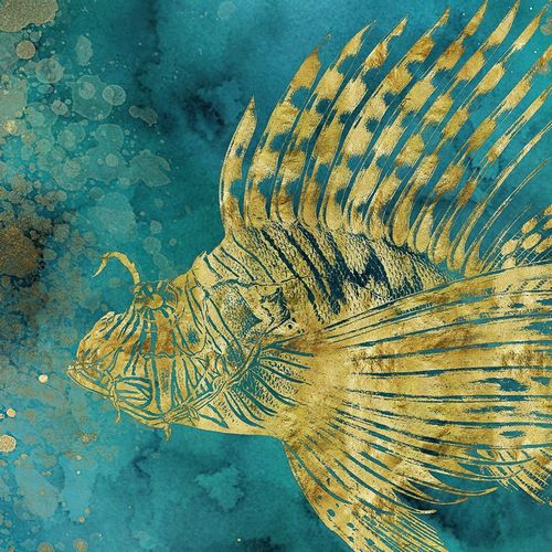 Zalewski, Christine 아티스트의 Lionfish Coming on Aqua I  작품