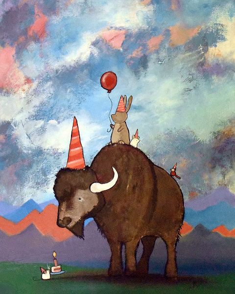 Doss, Andrea 아티스트의 Buffalo Birthday작품입니다.