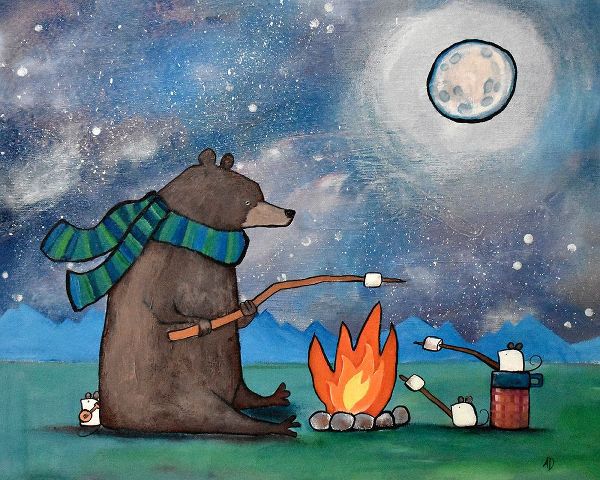 Doss, Andrea 아티스트의 Camping Bear Mouse작품입니다.