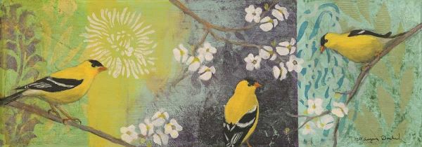 Goldfinches Blooming