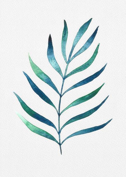 Juncos, Cami 아티스트의 Blue and Green Watercolor Leaves 2작품입니다.