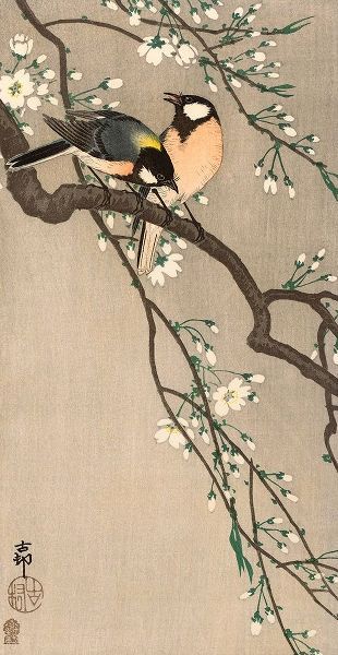 Koson, Ohara 아티스트의 Songbirds on Cherry Branch, 1900-1910작품입니다.