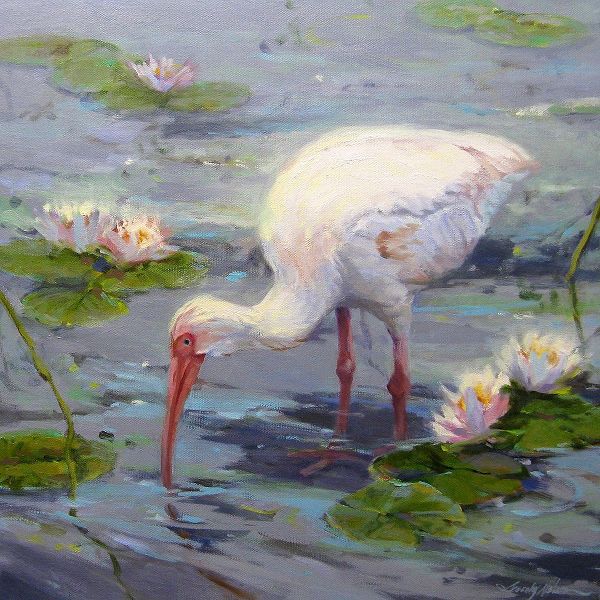 Ibis and Lilies