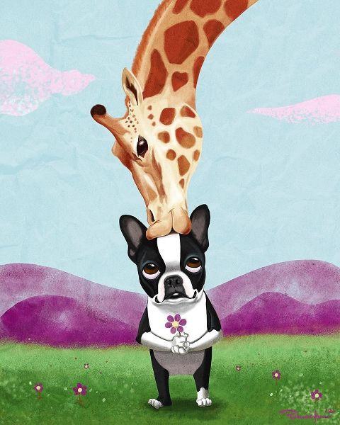 Rubenacker, Brian 아티스트의 Giraffe Kisses 작품