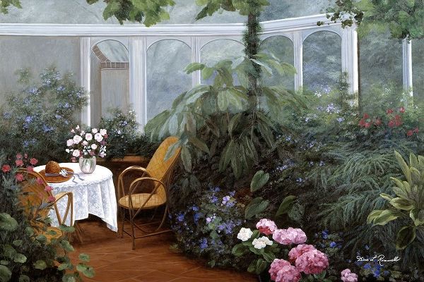 Romanello, Diane 아티스트의 Garden and Tea Room 작품