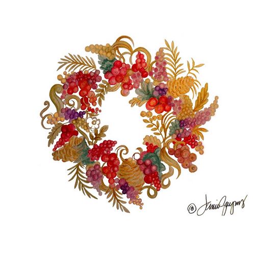 Christmas Wreath with Berries