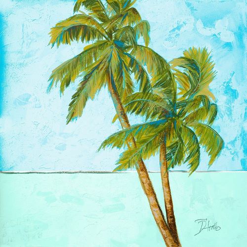 Beach Palm Blue I