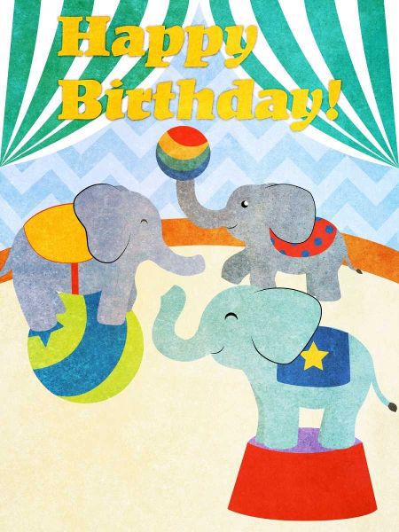 Elephants and Seals Birthday I