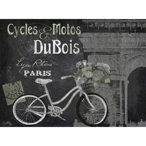 Paris Bike on Chalk Border II