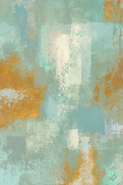Escape into Teal Abstraction I
