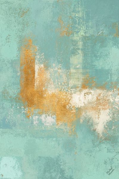 Escape into Teal Abstraction II