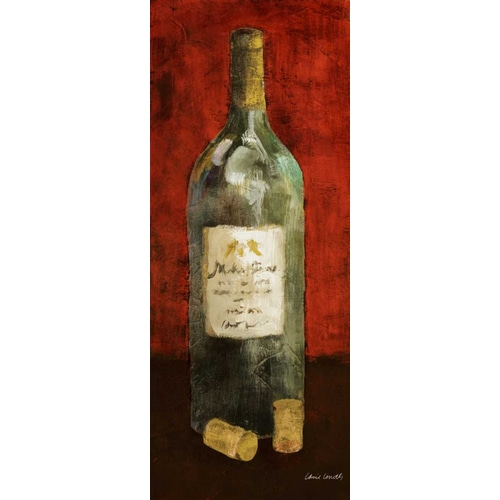 Red Wine and Cork II (red background)