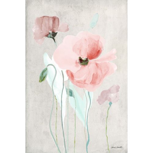 Soft Pink Poppies I