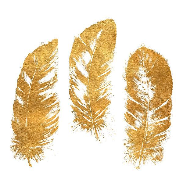 Pinto, Patricia 작가의 Gold Feather Square 작품