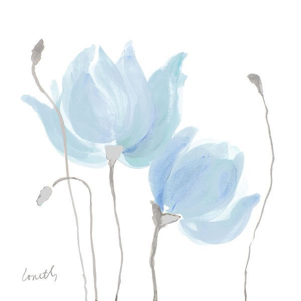 Floral Sway Blue I