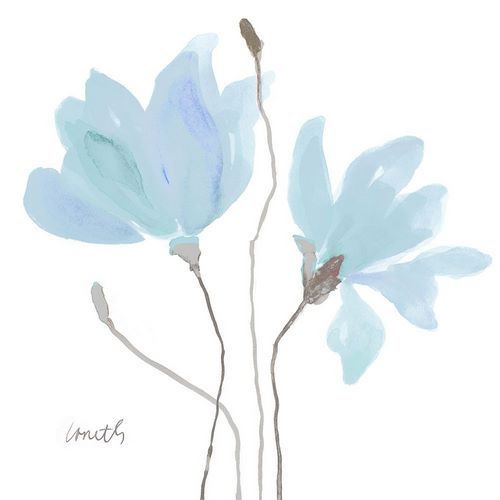 Floral Sway Blue II