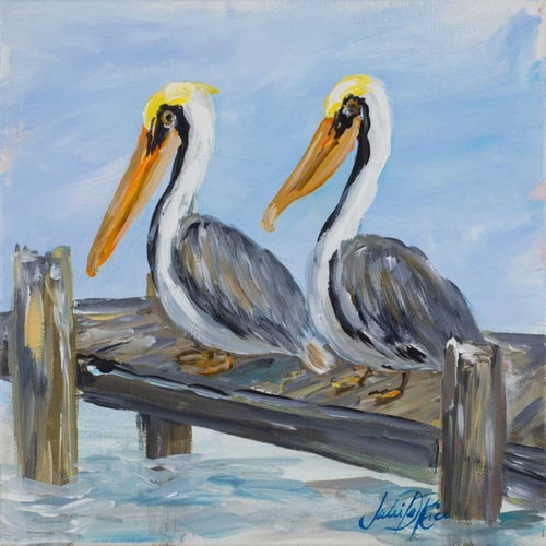 Pelicans On Deck
