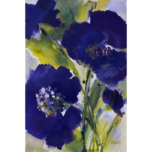 Dark Violetti Flowers II