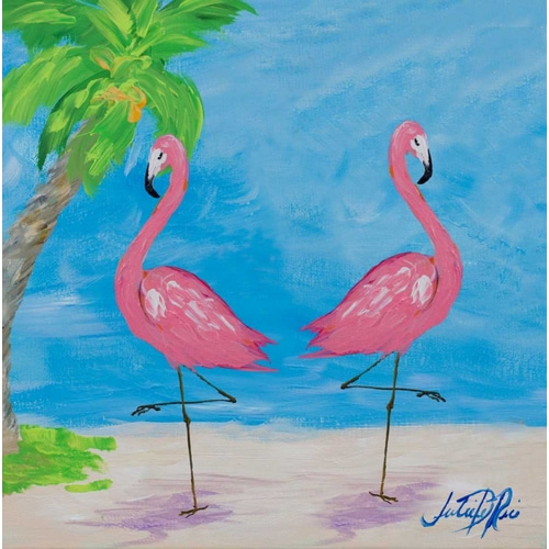 Fancy Flamingos IV