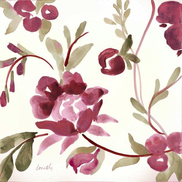 French Floral in Marsala