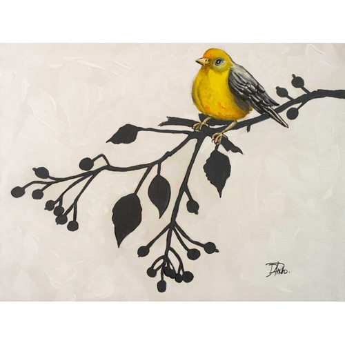Yellow Bird On the Branch II