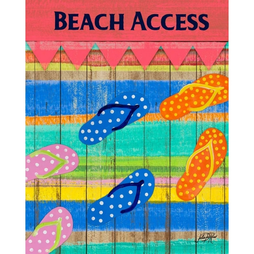 Colorful Beach Access
