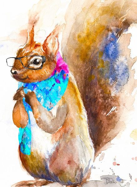 Hipster Squirrel