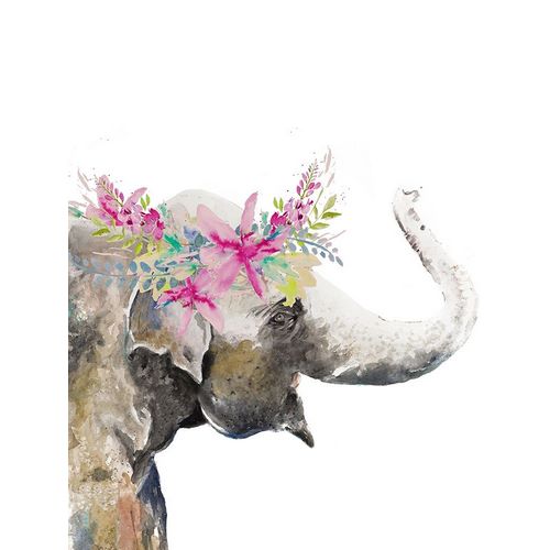 Water Elephant with Flower Crown