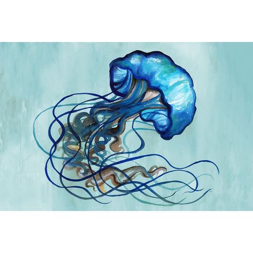 Medley, Elizabeth 작가의 Watercolor Jellyfish 작품