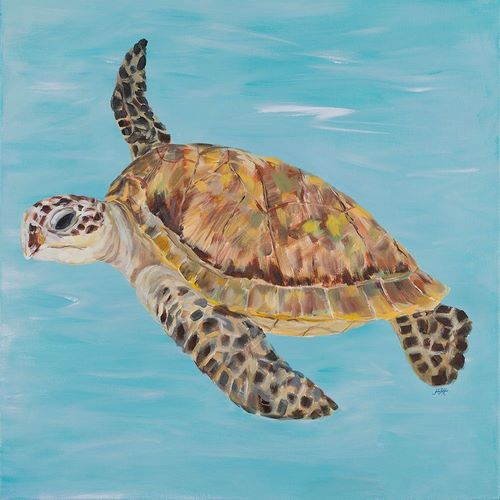 Turtle in the Blue Sea II