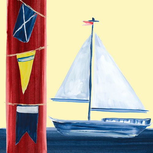 DeRice, Julie 아티스트의 Sailboat On The Sea작품입니다.