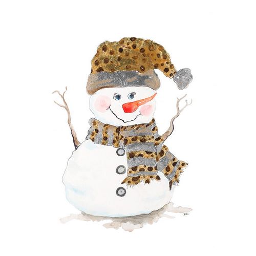 Snowman with Dots