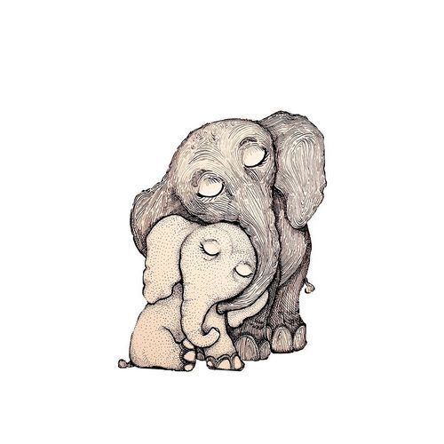 Whimsical Wooden Elephants